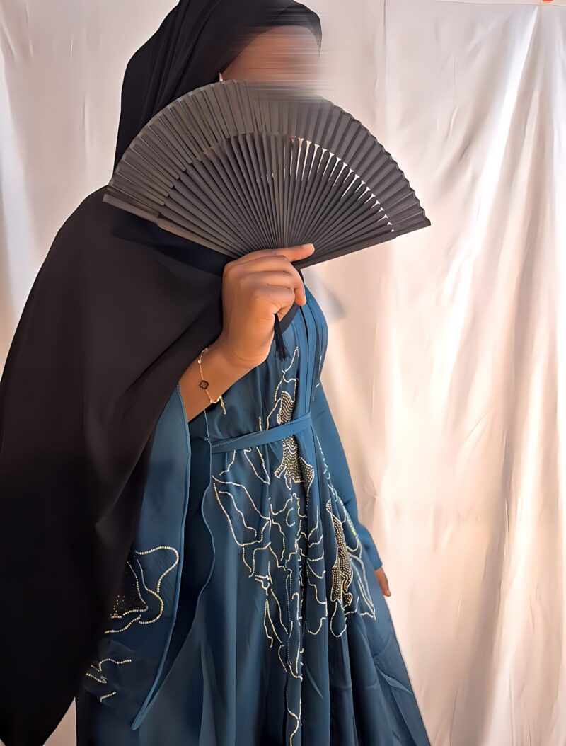 Abaya Vert Emeraude Dalia