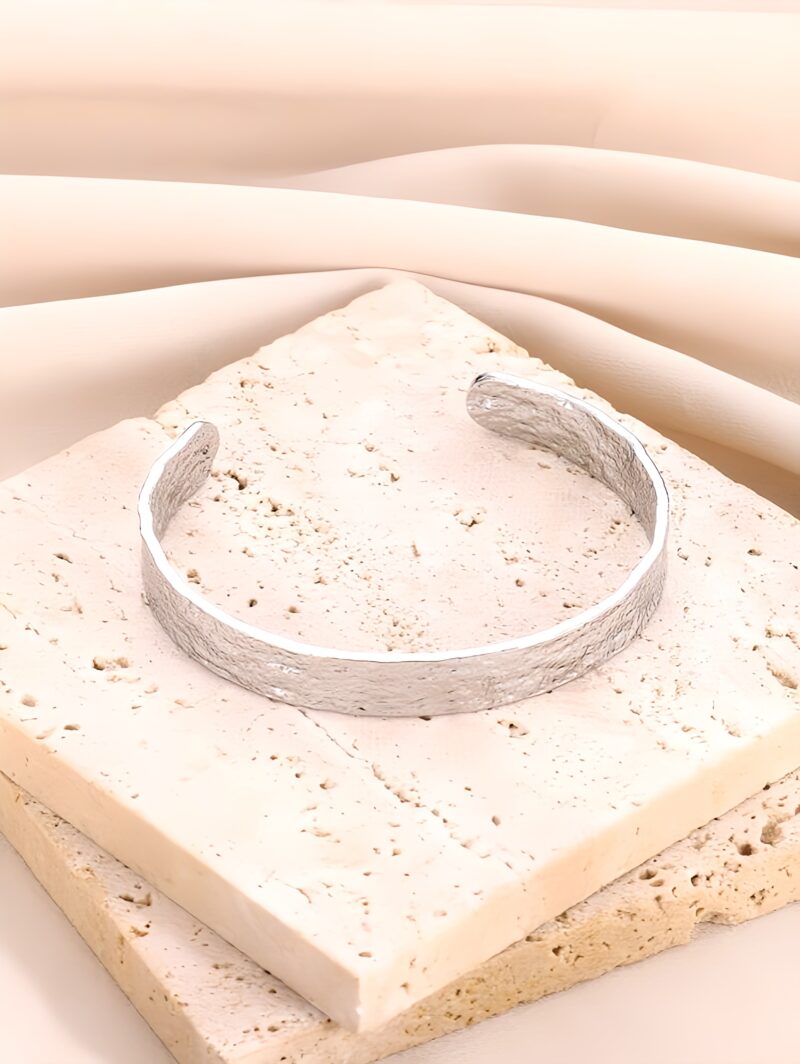 Bracelet Jonc Doré/Argent – Image 2