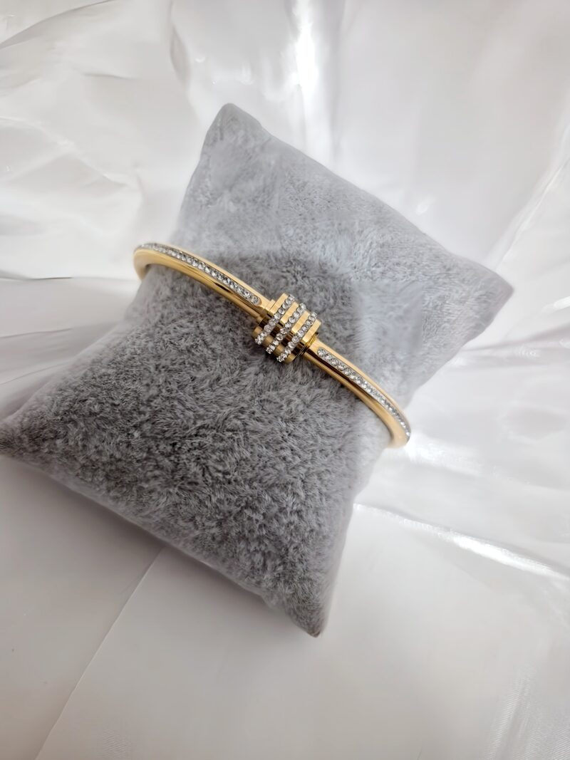 Bracelet Incrusté De Strass Complet